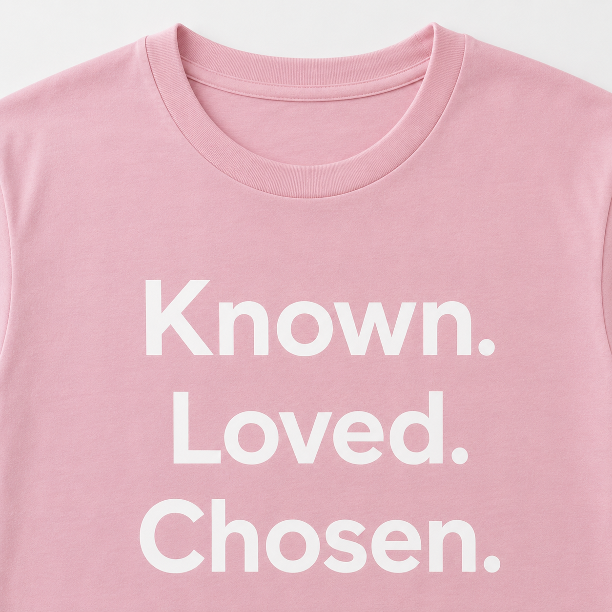 Known. Loved. Chosen. Short Sleeve T-Shirt