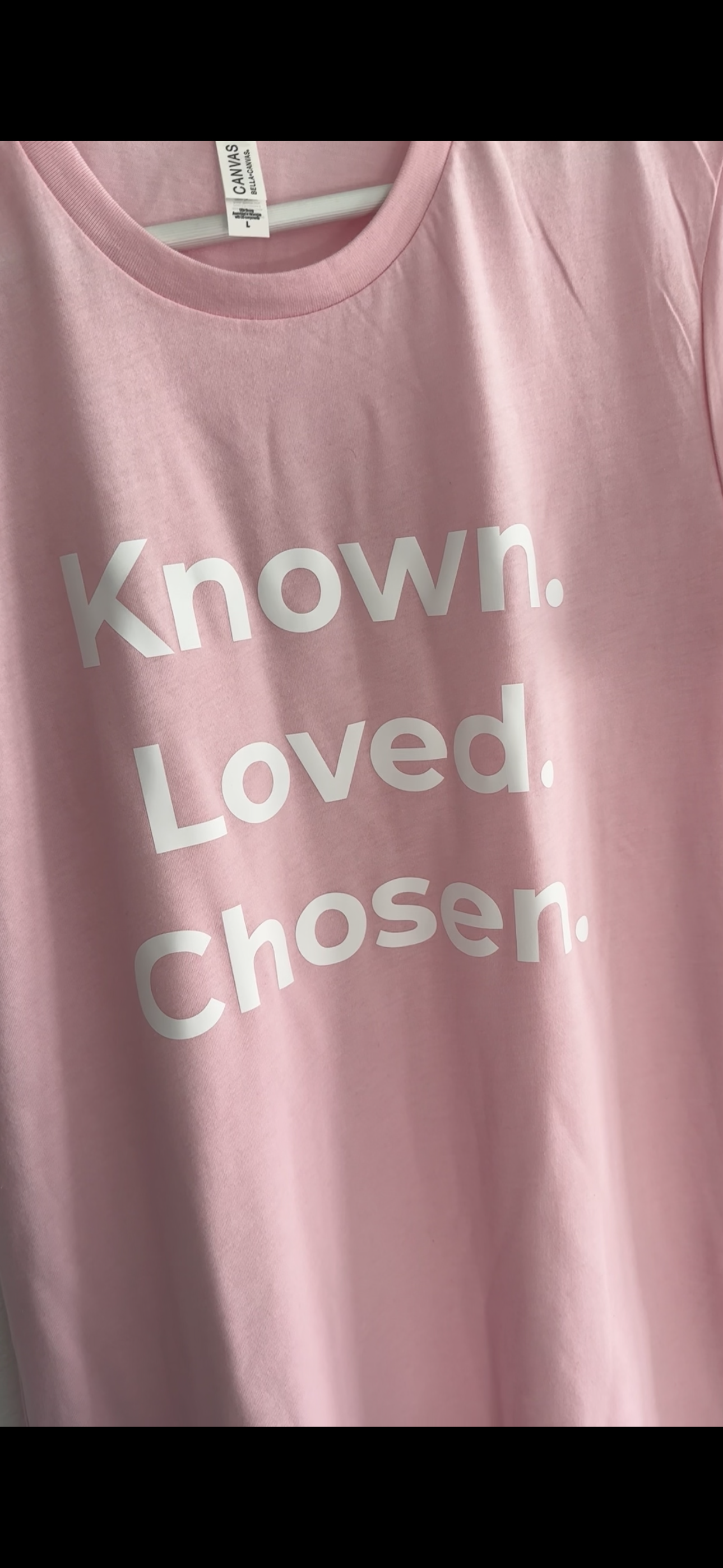 Known. Loved. Chosen. Short Sleeve T-Shirt