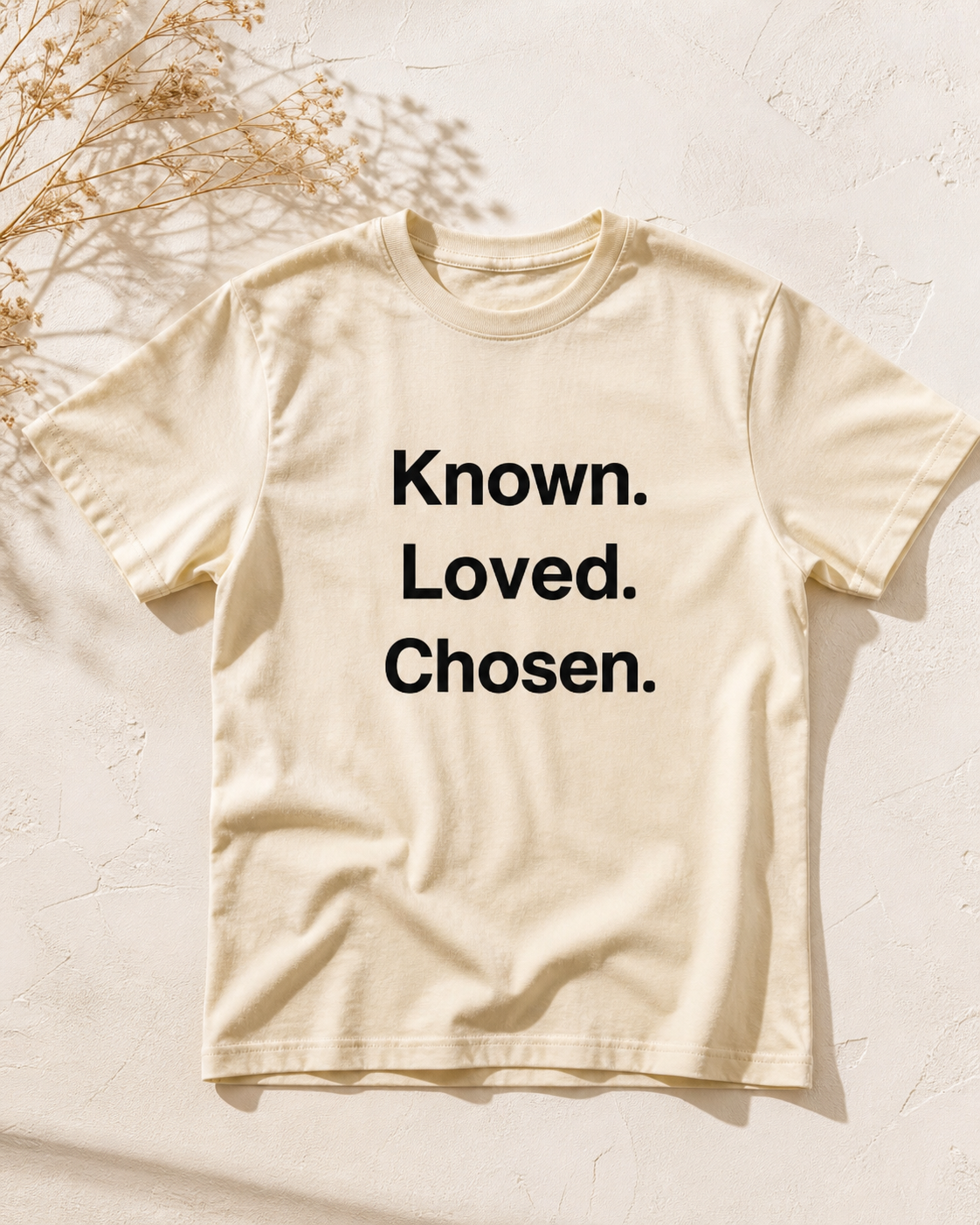 Known. Loved. Chosen. Short Sleeve T-Shirt